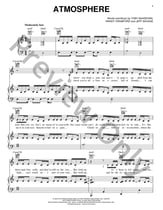 Atmosphere piano sheet music cover